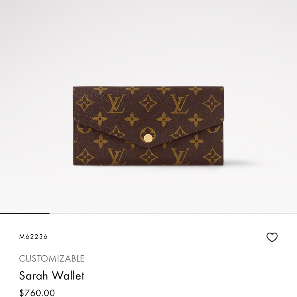 Louis Vuitton Sarah Wallet
